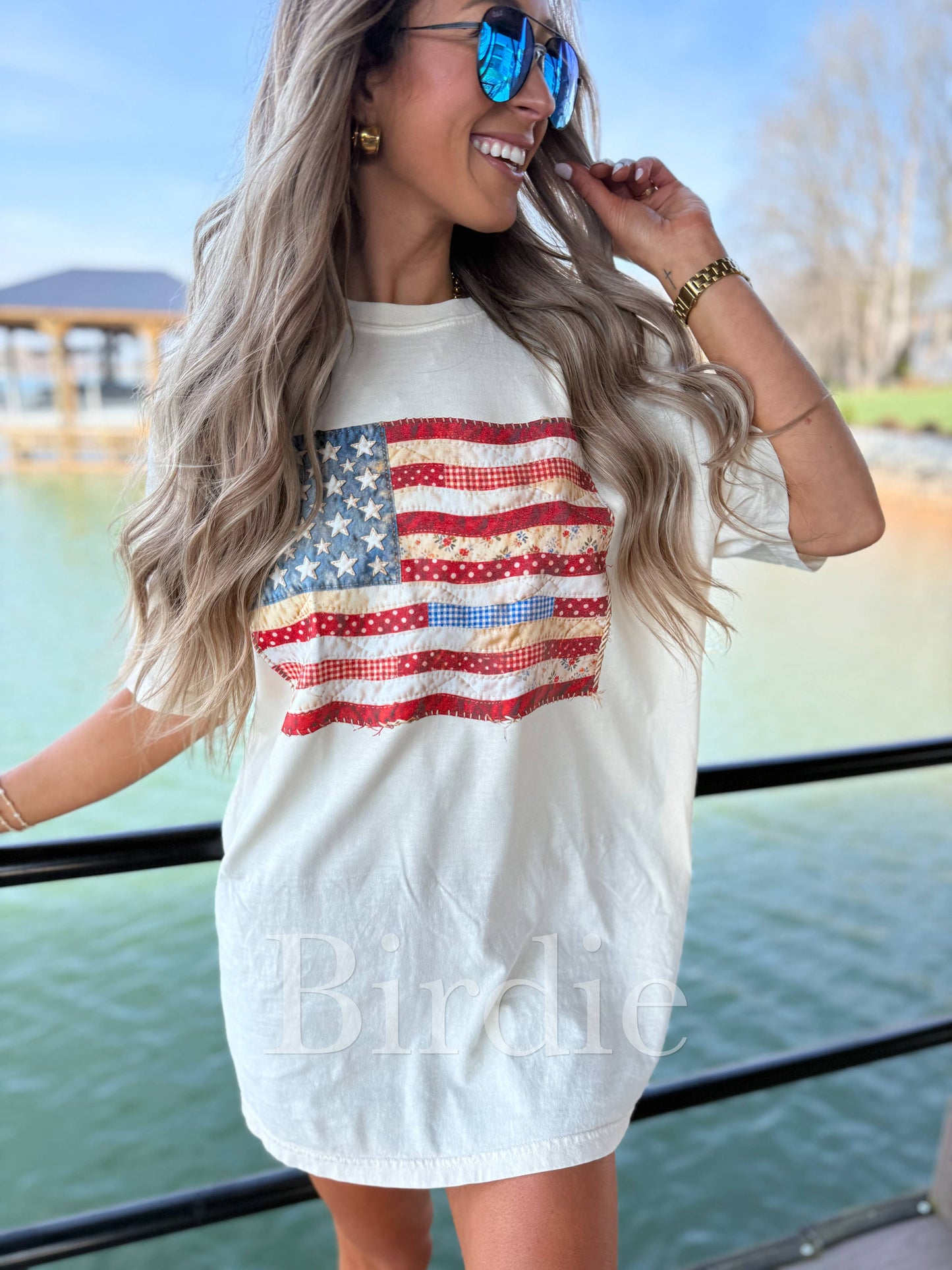 Patchwork Flag *CC* Tee