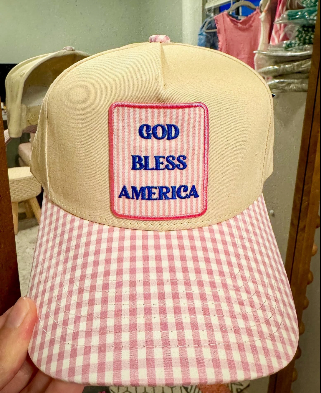 GOD BLESS AMERICA Trucker Hat