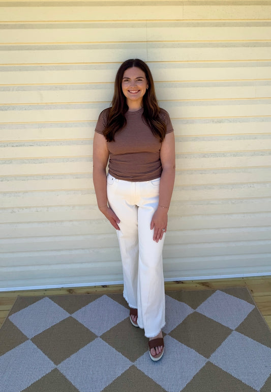 Espresso Ribbed Top